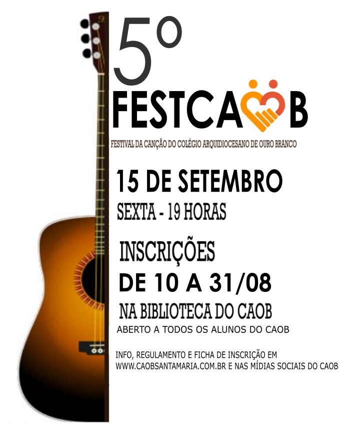 5º FESTCAOB, Colégio Arquidiocesano Ouro Branco